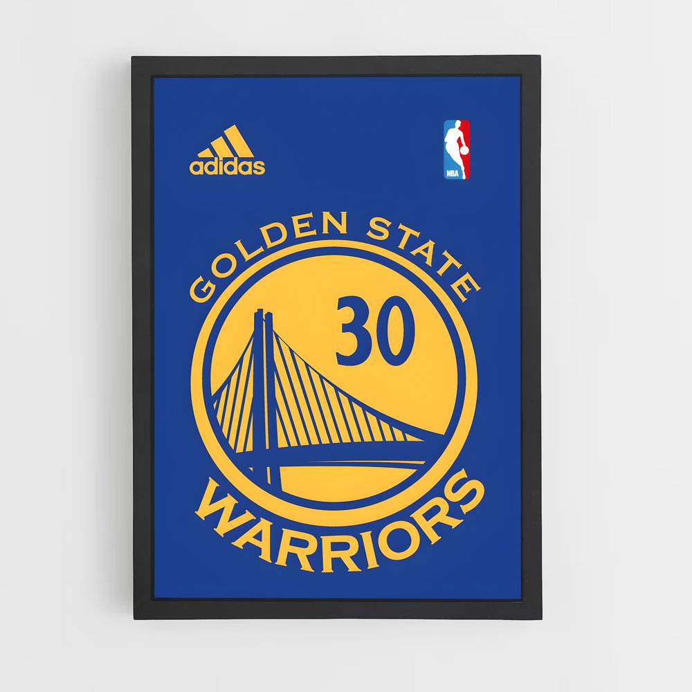 Poster Warriors Spirit – affiche Basketball (vue 2)